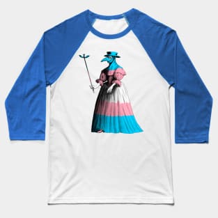 Trans Lady Plague Doctor Baseball T-Shirt